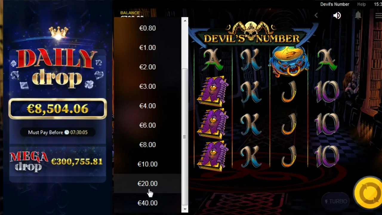 Jackpot progressif affiché sur une machine à sous en ligne