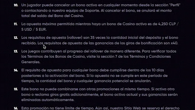 Bonus de casino — aperçu
